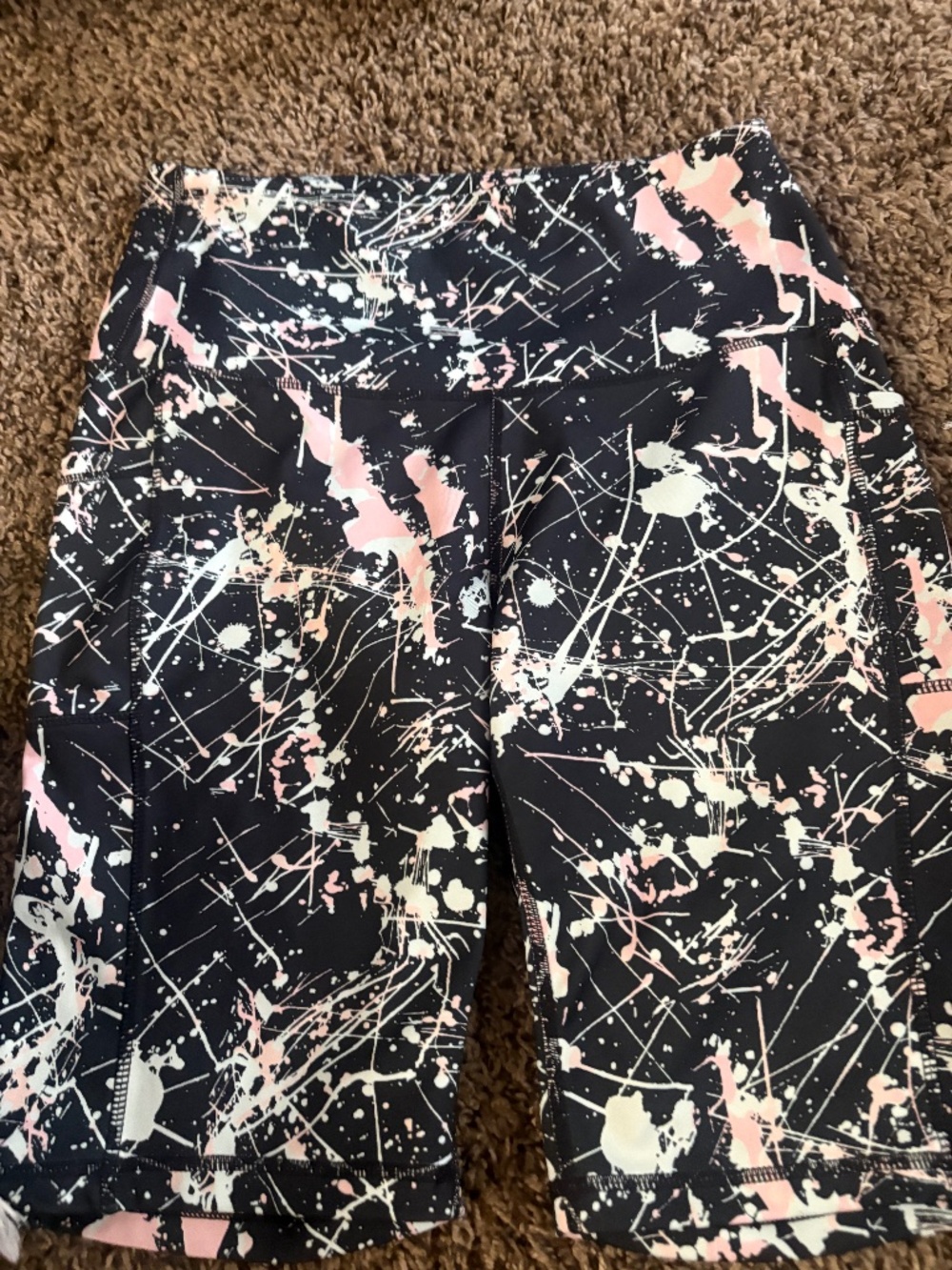 Athletic biker shorts